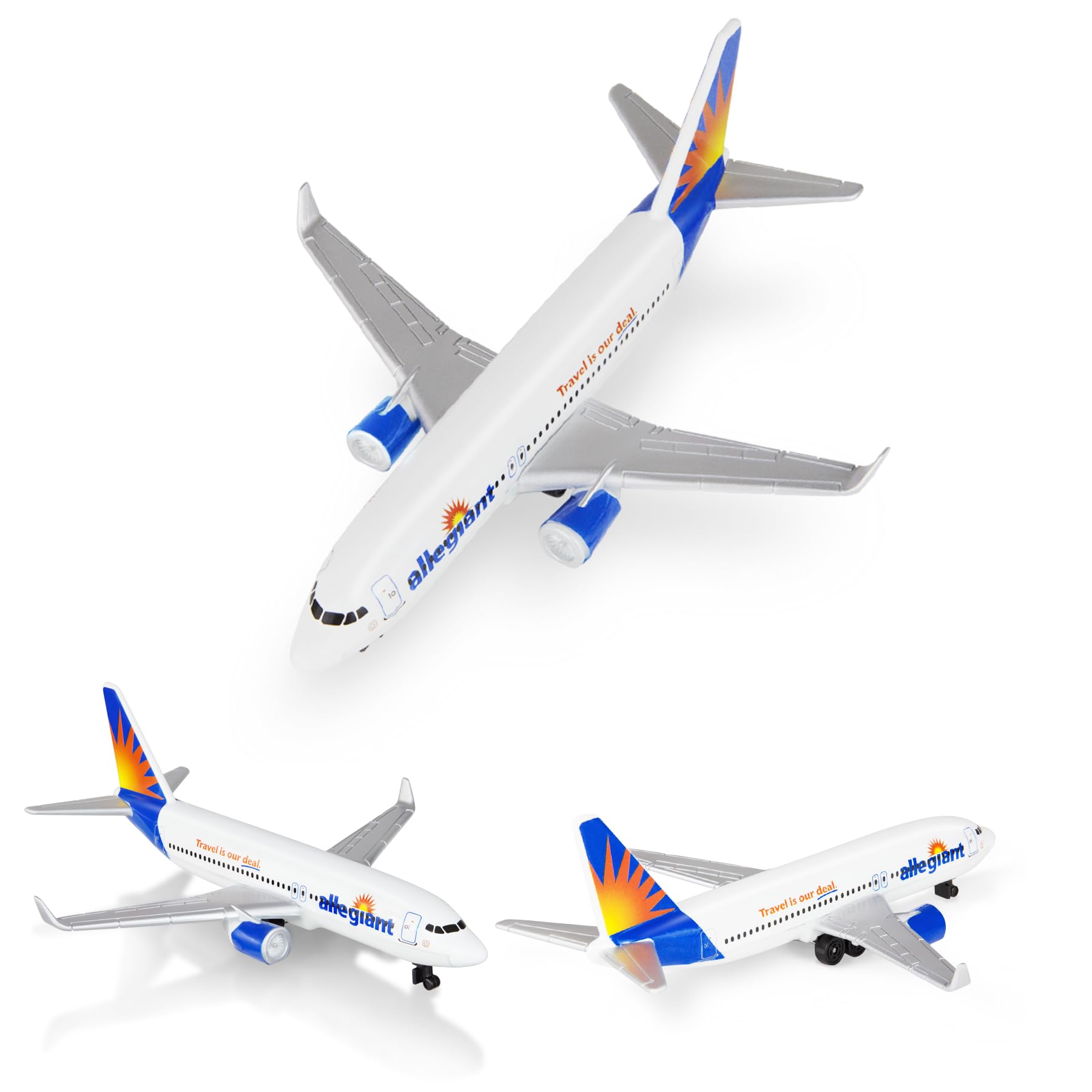 Sky Trek Model Airplanes Allegiant Airplane Airlines Plane Aircraft Model for Display Collection