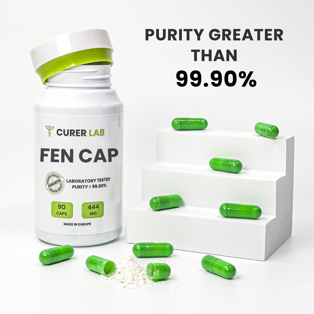 CURER LAB Fen 444 mg | 90 Capsules | Purity > 99.90%