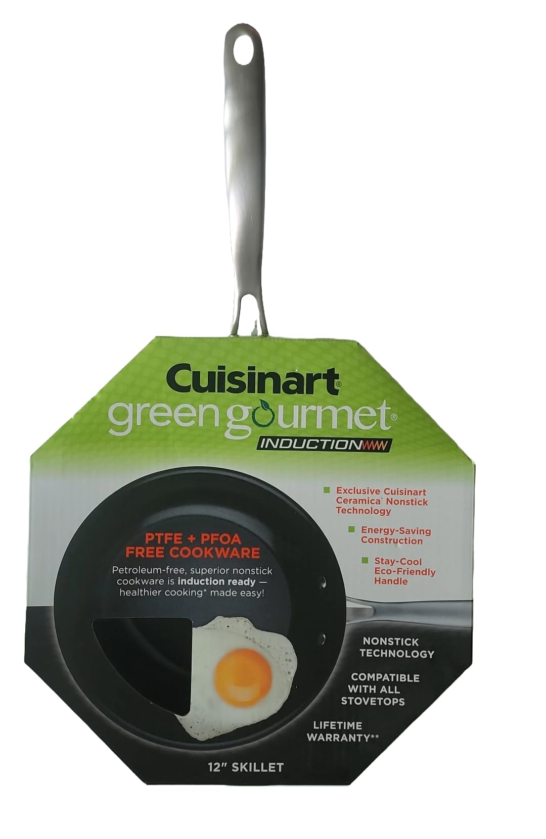 Cuisinart Greengourmet® Hard Anodized Induction-Ready 12" Skillet