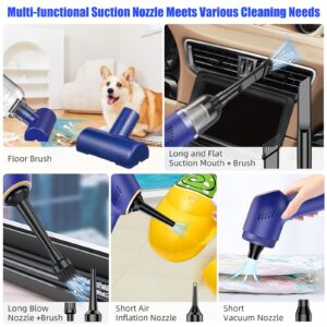 Bug Vacuum Catcher and Cordless Handheld Vacuum Cleaner- Insect Catcher Spider Vacuum Fly Vacuum Stink Bug Vacuum Powerful Tool for Home and Car, Blue