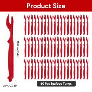 30Pcs Crab Legs Crackers, Seafood Cracker Tools for Lobster, Crab, Crawfish, Prawns, Shrimp, Easy Seafood Sheller, Seafood Tools