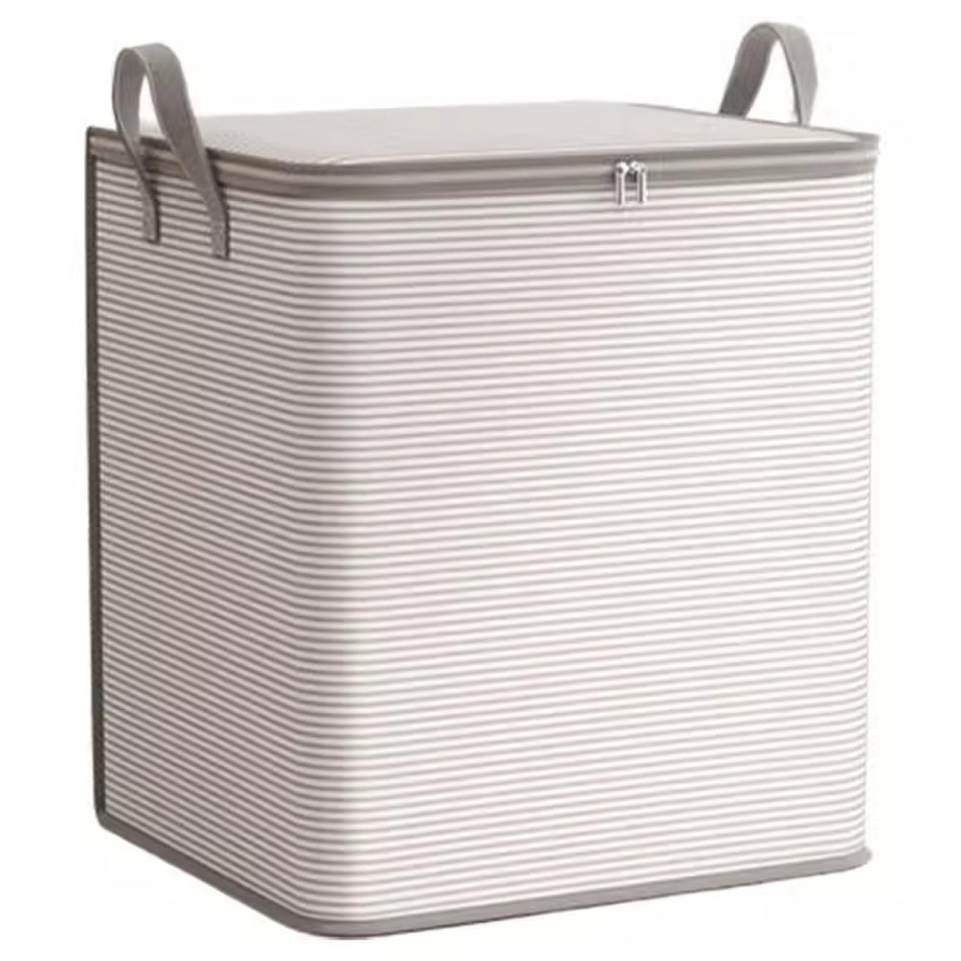 SWEETBIUTI Clothes Hamper Closet Organiser 140L Large Laundry Basket with Zip Cover ＆ Handles Foldable Blanket Organizer Storage Bag for Duvet Quilts Moving House.