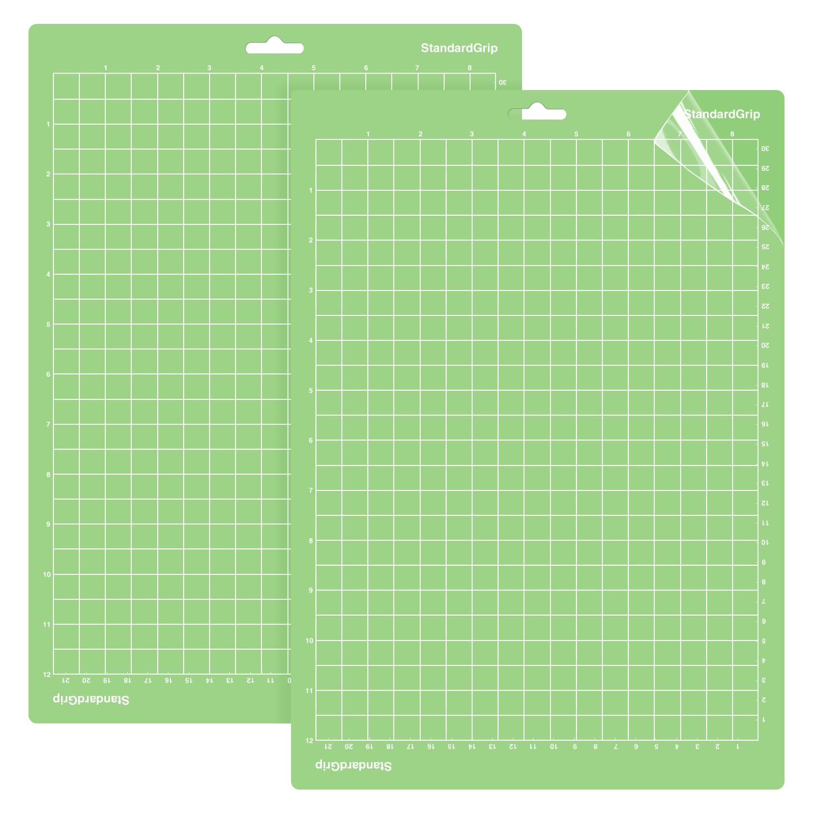 WISYOK 12x8.5 Inch Cutting Mats for Cricut Joy Xtra, 2 Pack Standard Grip Reusable Adhesive Cutting Mats for Crafts, Quilting, Sewing