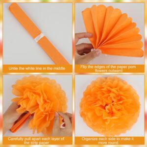 Little Pumpkin Baby Shower Decorations Include Little Pumpkin Banner Pumpkin Honeycomb Balls Tissue Pom Poms Flowers Paper Fans for Fall Theme Baby Shower Little Pumpkin Birthday Party Decoration