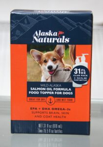 generic wild alaska, salmon oil formula, food topper for dogs, supports brain, skin and coat health, 31 fl oz