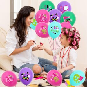 45PCS Spa Balloons Spa Party Decorations Makeup Birthday Party Decorations Cosmetics Themed Spa Party Supplies for Girls Spa Day Bride Shower