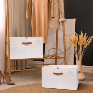 ateboane Shoe Storage Organizer for Closet,Foldable Shoe Storage Bins with Clear Cover,Large Adjustable Shoe Box Storage Containers,Fits 8-16 Pairs,Space-Saving Shoe Cube Organizer, Beige