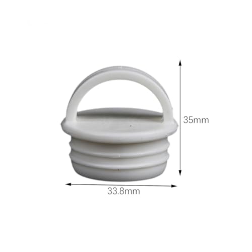 DimyFew 5X Mop Bucket Plug with Pull Ring Professional Replacement Sturdy Accessory Drain Plug Silicone Plug Stoppers for Laundry, 35x33.8mm