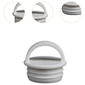 DimyFew 5X Mop Bucket Plug with Pull Ring Professional Replacement Sturdy Accessory Drain Plug Silicone Plug Stoppers for Laundry, 35x33.8mm