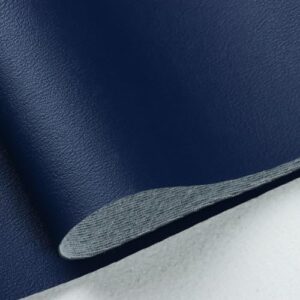 caxilee vinyl faux leather upholstery fabric,marine vinyl faux leather sheets,durable,replacement renovate for upholstery muscle car,furniture, sofa.(navy, cut by the yard)