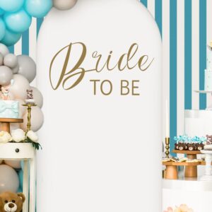 3pcs Bride to Be Decals, Creative Wedding Shower Decorations Adorable Bridal Shower Sticker Engagement Party Decoration for Wall Door Balloon Arch Backdrop