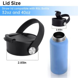 Lids 32 oz Replacement Lid Compatible with Rtic, Convenient 32 oz Lids, Leak-proof and Dust-proof Top Replacement Lids 32 oz and 40oz Compatible with Rtic