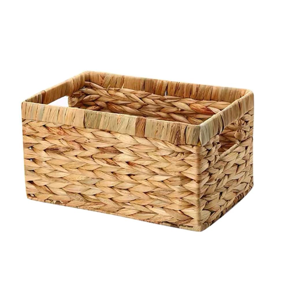 Generic Straw Woven Storage Basket Large Capacity Household Versatile Storage Basket for Housewarming Festive Gift