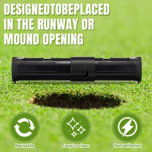 Qualirey 8 Pcs Adjustable Mole Traps for Lawns Mole Gopher Trap Killer Outdoor Mole Traps Easy Set Pocket Gopher Trap Catch and Release Live Vole Trap Mole Killer for Lawn Yard Garden Outdoor Farm