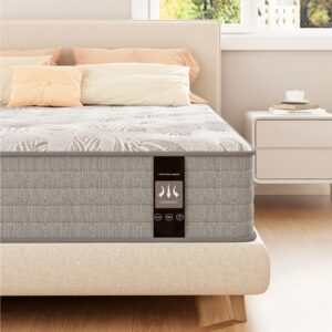 yuewanshun twin size mattress, 12 inch hybrid twin mattress in a box with gel memory foam, pocket spring twin bed mattress for kids, pressure relief, medium firm feel, certipur-us, 39"*75"*12"