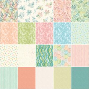 Seascape Charm Pack 42 5-inch Squares Maywood Studio, Assorted