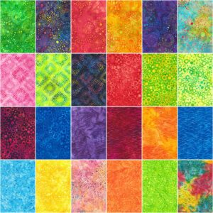 Lunn Studios Artisan Batiks Dotted 42 5-inch Squares Charm Pack Robert Kaufman CHS-1250-42