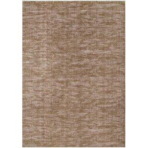 LUXLOOM Large Solid Rug 8x10 Washable Rug Ultra-Thin Low Pile Floor Mat Modern Rug Contemporary Non-Shedding Carpet Non-Slip Accent Rug for Living Room Bedroom Dining Room Nursery Home Office Camel