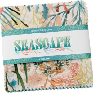 Seascape Charm Pack 42 5-inch Squares Maywood Studio, Assorted