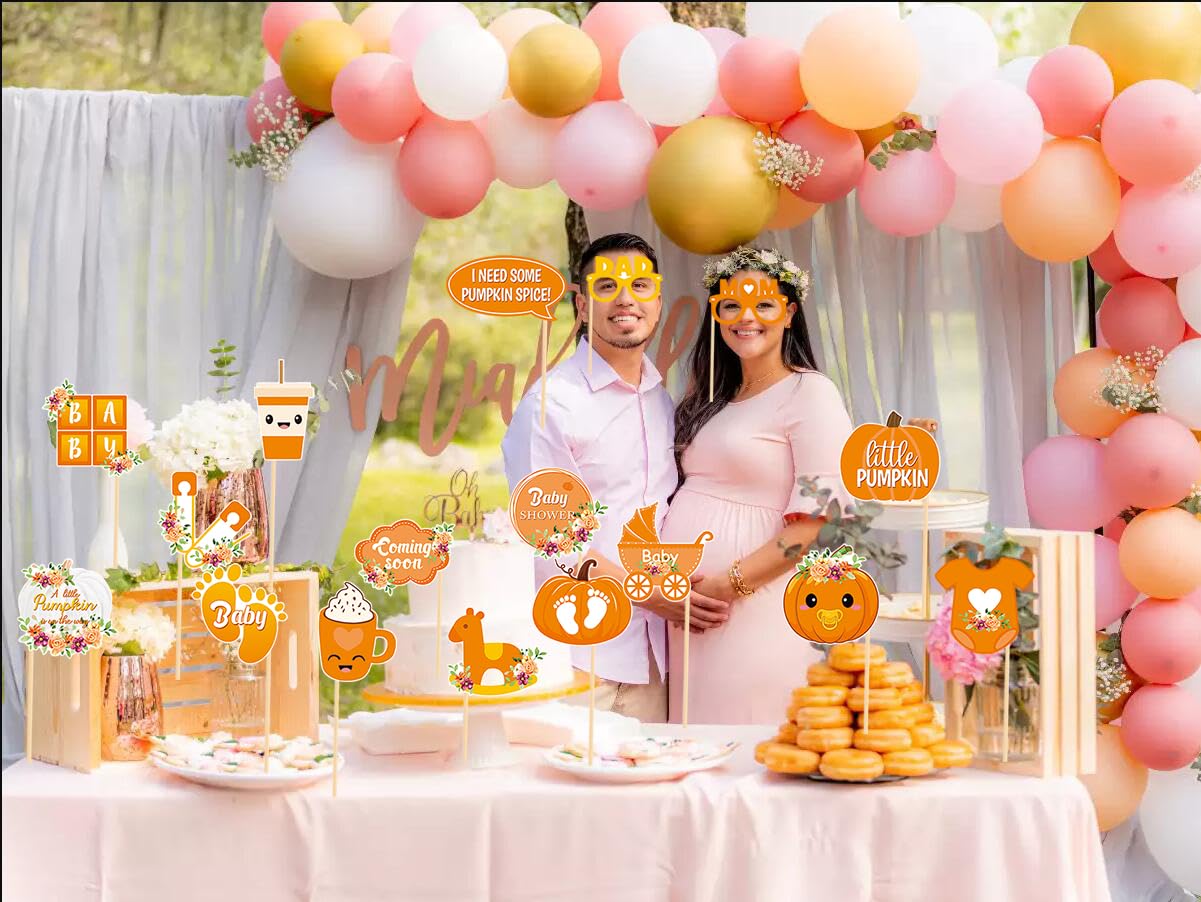 Little Pumpkin Baby Shower Decorations, Little Pumpkin Baby Shower Photo Boot Props, Fall Baby Shower Photo Prop Decorations, A Little Pumpkin is on the Way, Fall Little Pumpkin Gender Reveal Decor PB