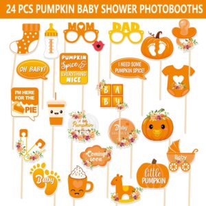 Little Pumpkin Baby Shower Decorations, Little Pumpkin Baby Shower Photo Boot Props, Fall Baby Shower Photo Prop Decorations, A Little Pumpkin is on the Way, Fall Little Pumpkin Gender Reveal Decor PB