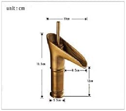 Kitchen Sink Mixer Tap Water Faucet Tap Basin Faucets Antique Brass Faucets Mixer Taps Waterfall Spout Water Tap Bathroom Sink Faucet Gold Bath Crane-Golden,Black