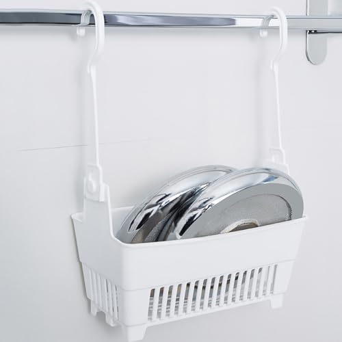 Montesy Storage Basket With Hanging Hook Household Shower Supplies