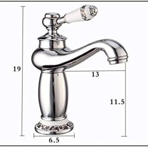 Kitchen & Bath Fixtures Taps Faucet,Hot And Cold Mixer Faucet Kitchen Faucet Bathroom Single Hole Basin Faucet, B,A