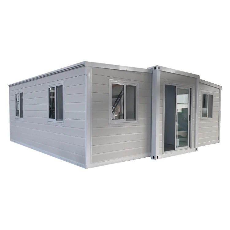 Generic Pre-Fab 20ft House, Compact Living Space, Fully Functional Kitchen & Bathroom, Open Plan, Customisable, can be used as portable home, office, and holiday rental, white