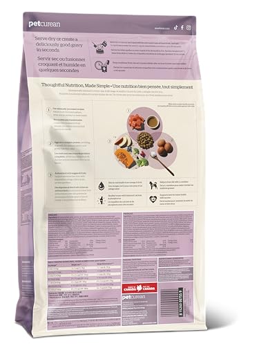 Now Fresh Good Gravy, Bone Broth Coated Kibble, Dry Dog Food, Salmon Adult Recipe with Grains, All Breed Size, 22 lb Bag