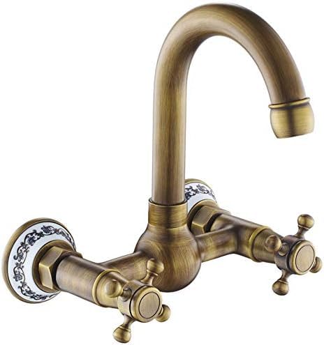 Kitchen & Bath Fixtures Taps Faucet,Antique Brass Bathtub Faucet Shower Faucet Bathroom Concea Pool Faucet Switch Hot And Cold Faucet