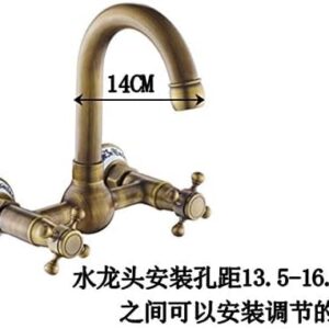 Kitchen & Bath Fixtures Taps Faucet,Antique Brass Bathtub Faucet Shower Faucet Bathroom Concea Pool Faucet Switch Hot And Cold Faucet