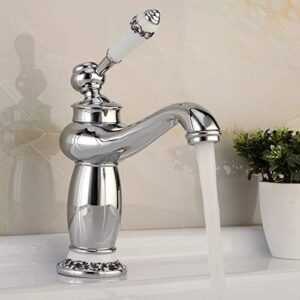 Kitchen & Bath Fixtures Taps Faucet,Hot And Cold Mixer Faucet Kitchen Faucet Bathroom Single Hole Basin Faucet, B,A