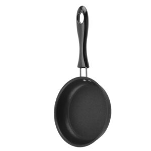 HAOHIZE Tiny Frying Pan, Small Omelette Induction for Eggs Pans Fry Egg Single Pancake One Skillet non Stick Nonstick Mini 5 Inch Hob 12CM Mini Fry Pan Pure Iron