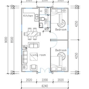 Container House, Luxury Villa House with Bathroom Kitchen Living Room Innovative, Eco-Friendly, and Versatile Portable Prefabricated Home Solutions for Modern Lifestyle