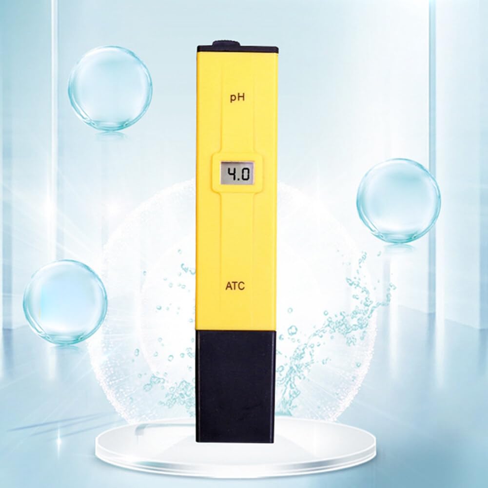 Digital PH Meter for Water, Water Quality Tester High Accuracy PH Reader PH Tester for Hydroponics, Household Drinking, Aquarium, Swimming Pool