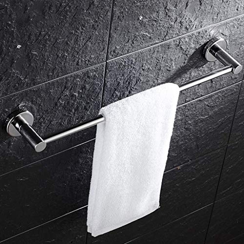 DDBATYYEH Towel Rail Towel Shelfs,Bathroom Shelves Towel Round Round Bar Fixing Screw Kitchen Bathroom Rack Polished Bath Towel Holder, 82cm