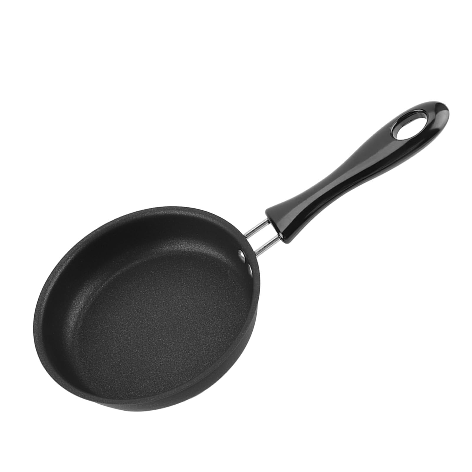 HAOHIZE Tiny Frying Pan, Small Omelette Induction for Eggs Pans Fry Egg Single Pancake One Skillet non Stick Nonstick Mini 5 Inch Hob 12CM Mini Fry Pan Pure Iron