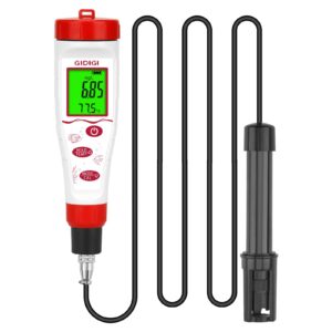 digital dissolved oxygen meter, gidigi dissolved oxygen tester with atc, do meter with 9.84ft do probe cable, dissolved oxygen test kit for aquarium, ponds, fish tank range 0.0‑40.0 mg/l