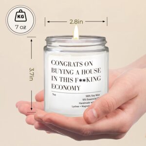 Housewarming Gifts New Home, Funny Housewarming Gifts, New Home Gift Ideas, New Home Candle, Fruit Sweet Scent - 9oz Glass E