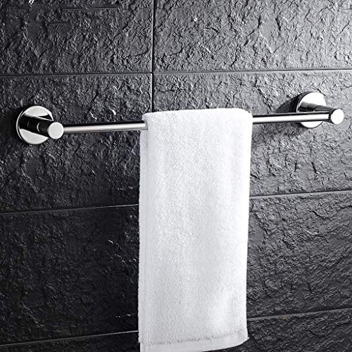 DDBATYYEH Towel Rail Towel Shelfs,Bathroom Shelves Towel Round Round Bar Fixing Screw Kitchen Bathroom Rack Polished Bath Towel Holder, 82cm