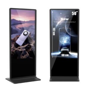 50 inch digital signage kiosk non-touchscreen,1gb+8gb android 10, floor standing lcd digital signage, commercial interactive advertising display screen, digital signage with auto media player