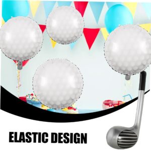 8 PCS Golf Balloons Golf Themed Party Decorations,2 Pcs Inflatable Golf Club 6 Pcs 18'' Huge Golf Ball Balloons,Party Accessory,Foil Mylar Golf Ball Balloons For Birthday Sports Graduation Party