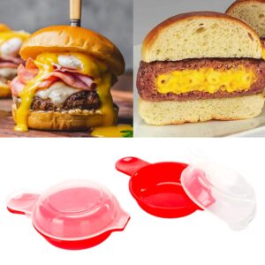 Boguish 4 Pcs Microwave Egg Cooker, Mini Egg Poacher Cooker, Fast Omelet Maker Kitchen Cooking Tool for Egg Sandwich