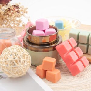 UCC Wax Melts, Premium Plant Based Natural Soy Scented Melts Cubes, Wax Melts Tarts, Colored Wax Melt - 4 Pack