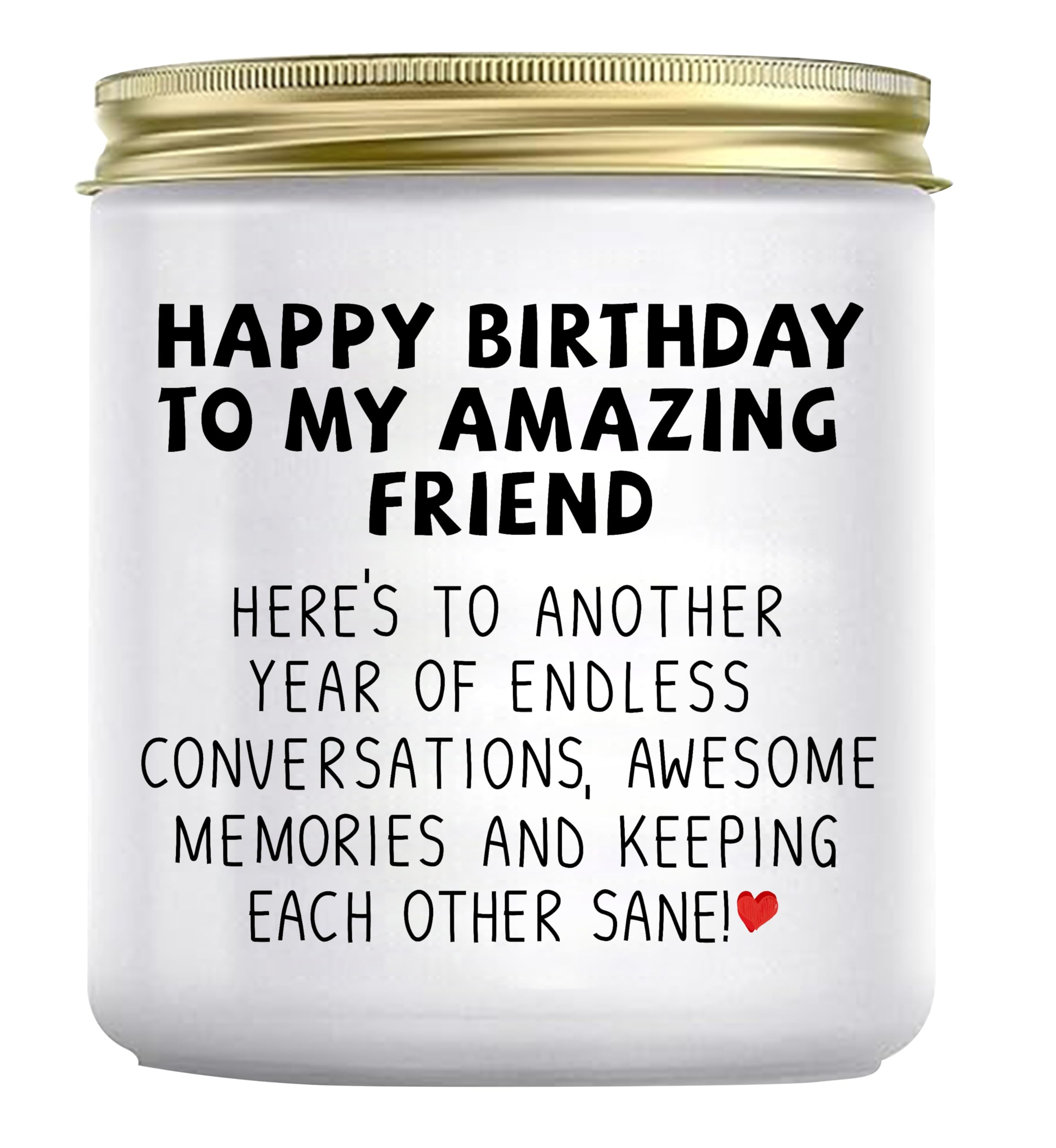 POTENTIA Birthday Gift for Women Happy Birthday Candle Birthday Gift Ideas for Her and Him Best Friend Female Girl Coworker Bestie Men BFF Gift 9Oz Lavender Scented Candle with Gift Ready Premium Box