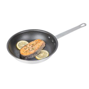 Restaurantware-Met Lux 9 Inch Fry Pan, 1 No-Stick Frying Pan - Induction-Ready, Triple-Riveted, Black Aluminum Cooking Skillet, Durable, For Searing, Sautéing, And Browning Food