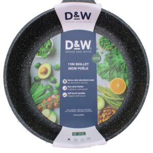 Generic D&W Premium Nonstick Skillet and Fry Pan, Deane White Cookware - 8 inch, 9.5 inch & 11 inch - Skillets, Sauce Pans, Pots & Frying Pan (11"" Black Handle)