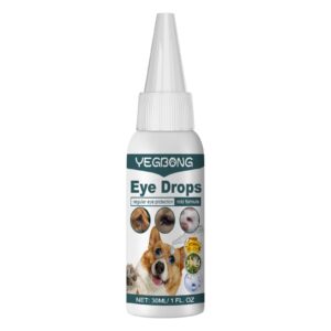 xirom un dog and cat eye wash | eye drops for dogs and cats to flush and soothe eye irritations, dog tear stain cleaner, reduces nuisance, swelling & dryness (30ml (1)