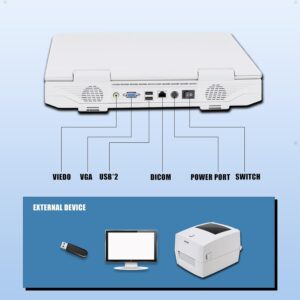 JZRYL Portable Vet/Veterinary B-Ultrasound Scanner with 3.5Mhz Convex Probe for Horse,Goat,Cow,Sheep and Pig use (3.5 MHz Convex Probe)